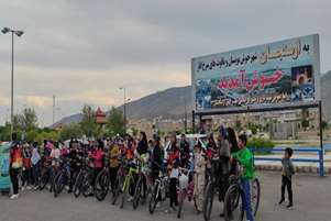 برگزاری همایش دوچرخه سواری در دومین روز هفته سلامت