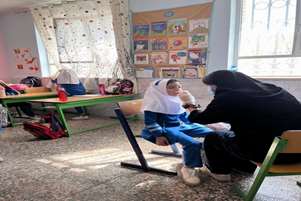 آموزش بهداشت دهان و دندان در مدارس به مناسبت پویش ملی دهان و دندان