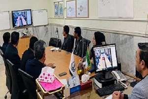 نشست مجازی روسا ، مدیران و کارشناسان شبکه بهداشت و درمان ارسنجان در وبینار هیئت رئیسه دانشگاه‌ علوم پزشکی شیراز