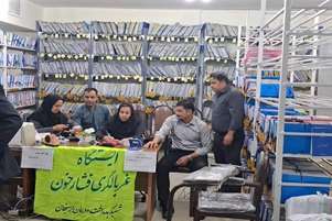 اجرای برنامه غربالگری فشارخون و قندخون کارکنان دادگستری ارسنجان