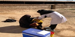 پایان مرحله اول واکسیناسیون فلج اطفال و سرخک اتباع بیگانه در شهرستان ارسنجان