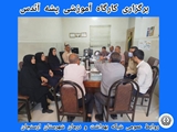 نشست آموزشی پشه آئدس باحضور نیروهای خدماتی بیمارستان ارسنجان