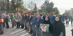 حضور پرشور کارکنان شبکه بهداشت و درمان شهرستان ارسنجان در راهپیمایی ۲۲ بهمن