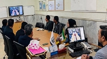 نشست مجازی روسا ، مدیران و کارشناسان شبکه بهداشت و درمان ارسنجان در وبینار هیئت رئیسه دانشگاه‌ علوم پزشکی شیراز